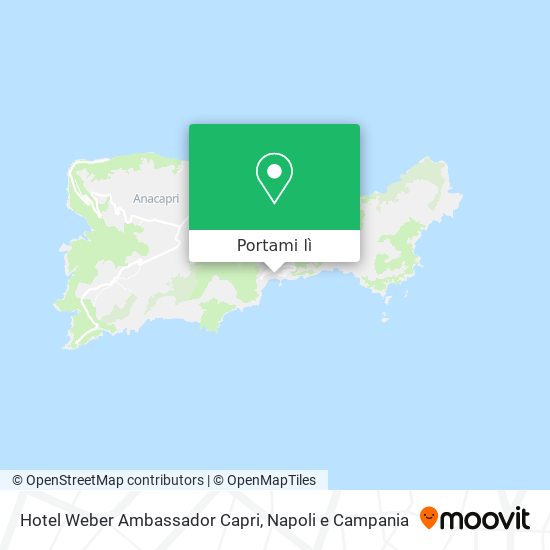 Mappa Hotel Weber Ambassador Capri