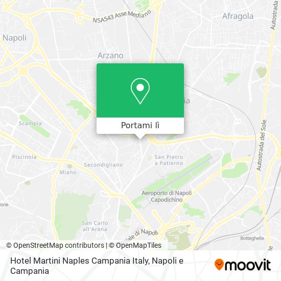 Mappa Hotel Martini Naples Campania Italy