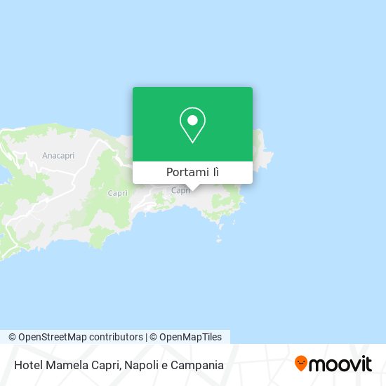 Mappa Hotel Mamela Capri