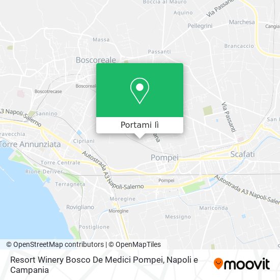 Mappa Resort Winery Bosco De Medici Pompei