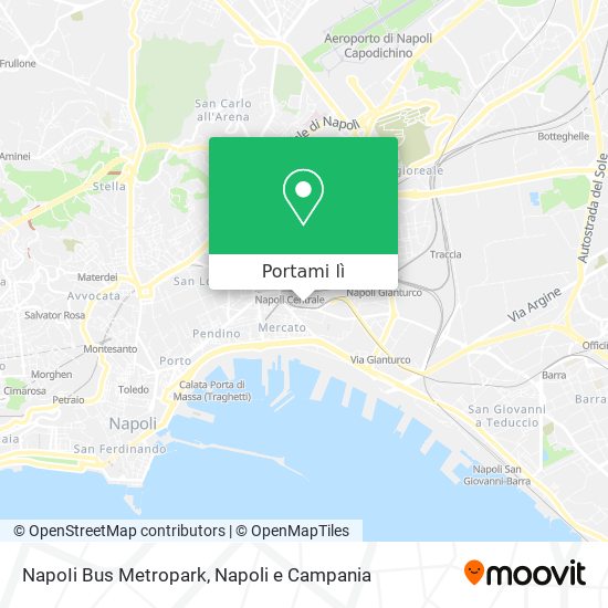 Mappa NapoIi Bus Metropark