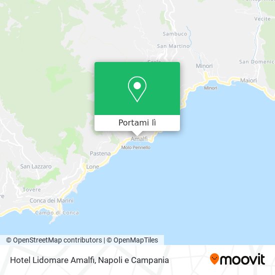 Mappa Hotel Lidomare Amalfi