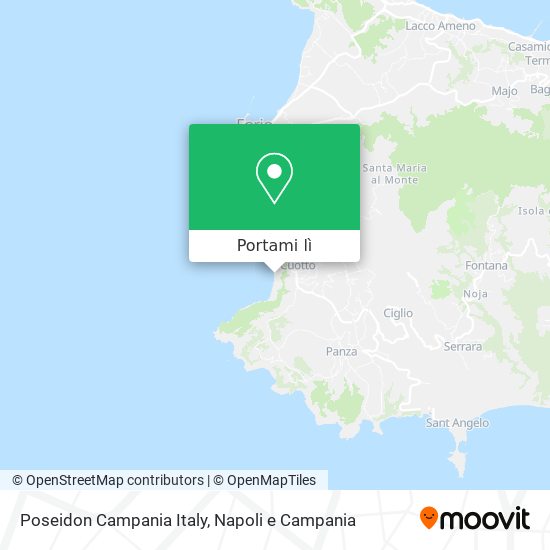 Mappa Poseidon Campania Italy