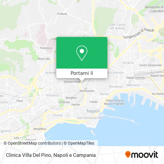 Mappa Clinica Villa Del Pino