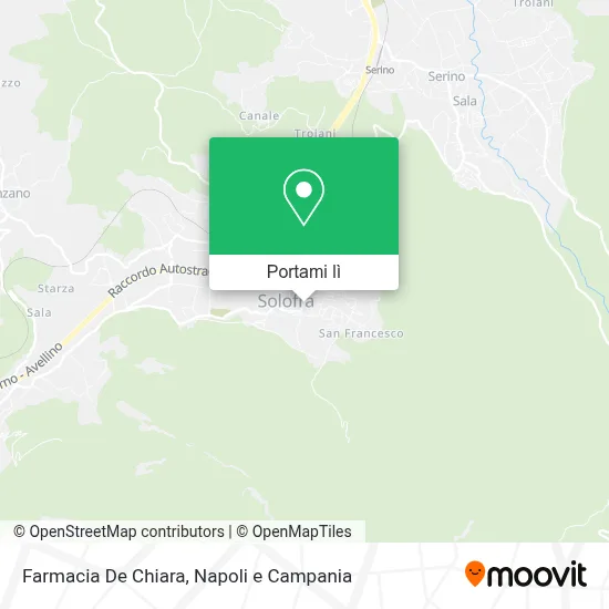 Mappa Farmacia De Chiara