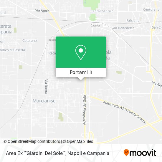 Mappa Area Ex ""Giardini Del Sole""