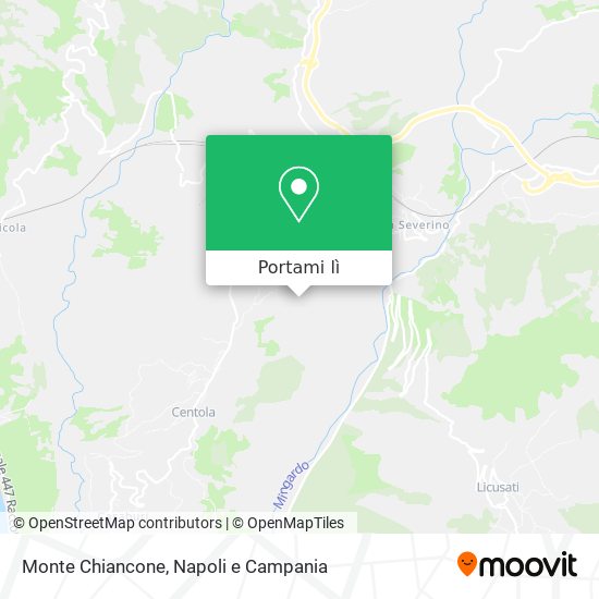 Mappa Monte Chiancone