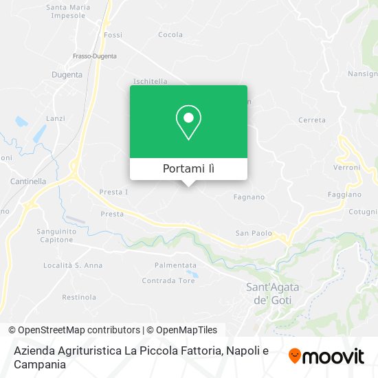 Mappa Azienda Agrituristica La Piccola Fattoria