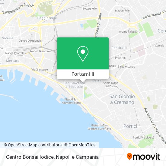 Mappa Centro Bonsai Iodice