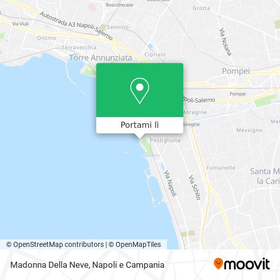 Mappa Madonna Della Neve