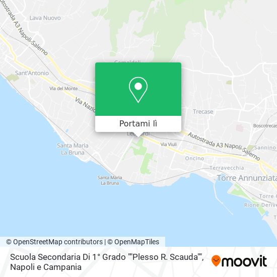 Mappa Scuola Secondaria Di 1° Grado ""Plesso R. Scauda""