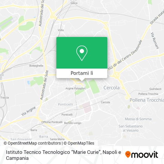 Mappa Istituto Tecnico Tecnologico “Marie Curie”