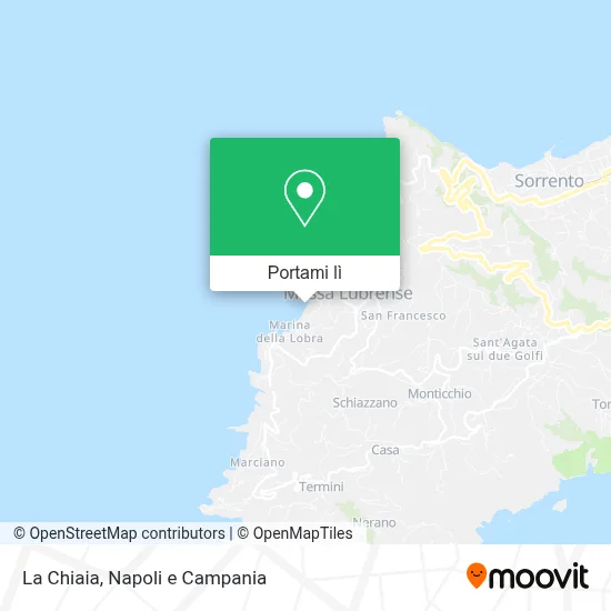 Mappa La Chiaia