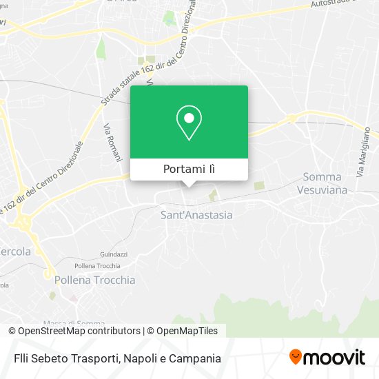 Mappa Flli Sebeto Trasporti