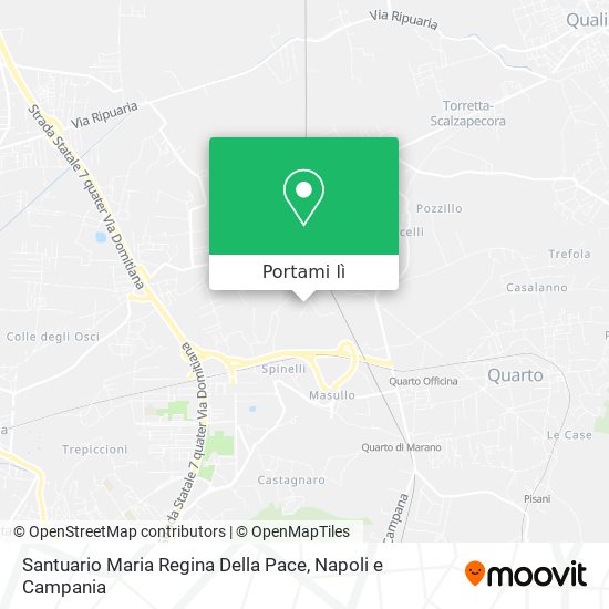 Mappa Santuario Maria Regina Della Pace