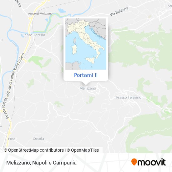 Mappa Melizzano