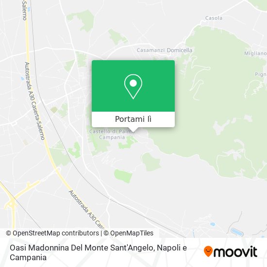 Mappa Oasi Madonnina Del Monte Sant'Angelo