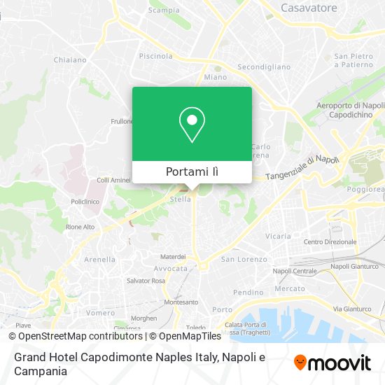 Mappa Grand Hotel Capodimonte Naples Italy