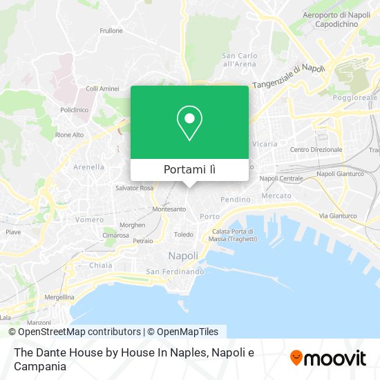 Mappa The Dante House by House In Naples
