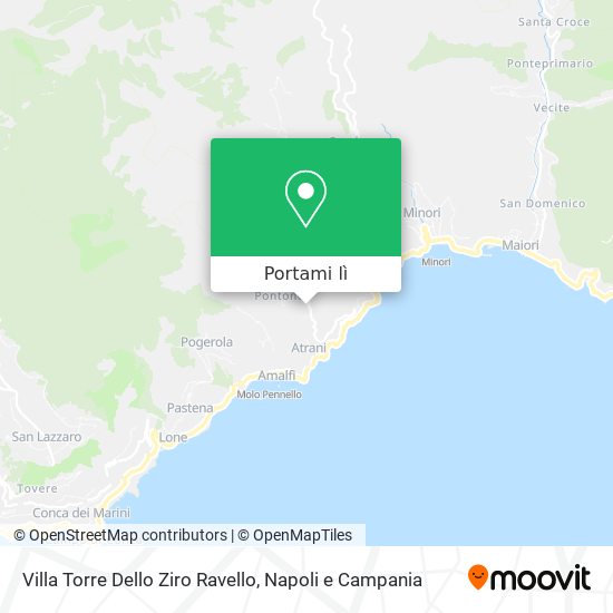 Mappa Villa Torre Dello Ziro Ravello