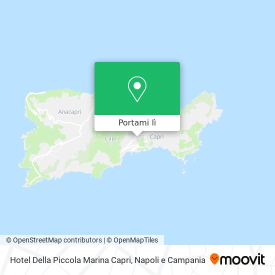 Mappa Hotel Della Piccola Marina Capri