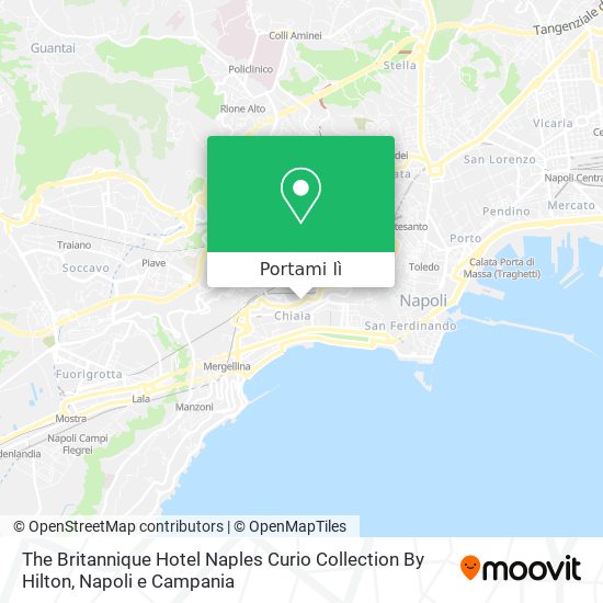 Mappa The Britannique Hotel Naples Curio Collection By Hilton