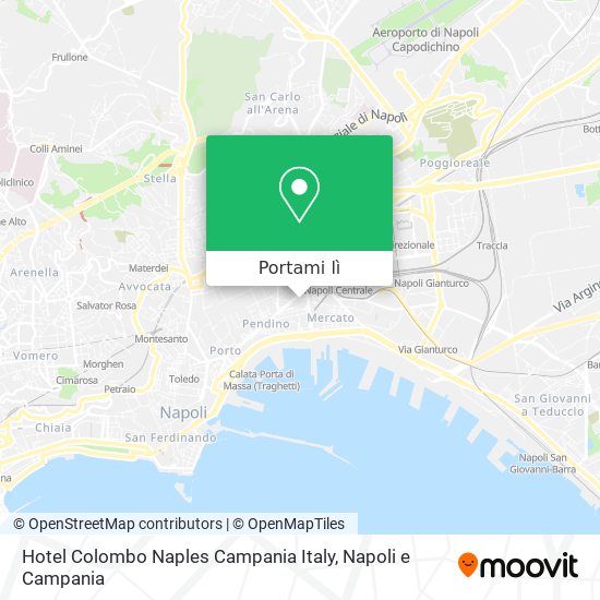 Mappa Hotel Colombo Naples Campania Italy