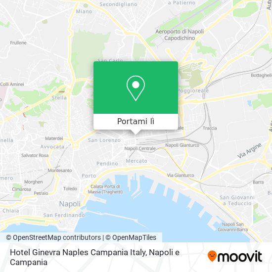 Mappa Hotel Ginevra Naples Campania Italy