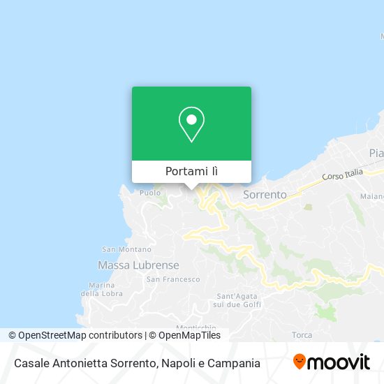 Mappa Casale Antonietta Sorrento