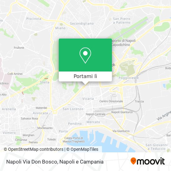 Mappa Napoli Via Don Bosco