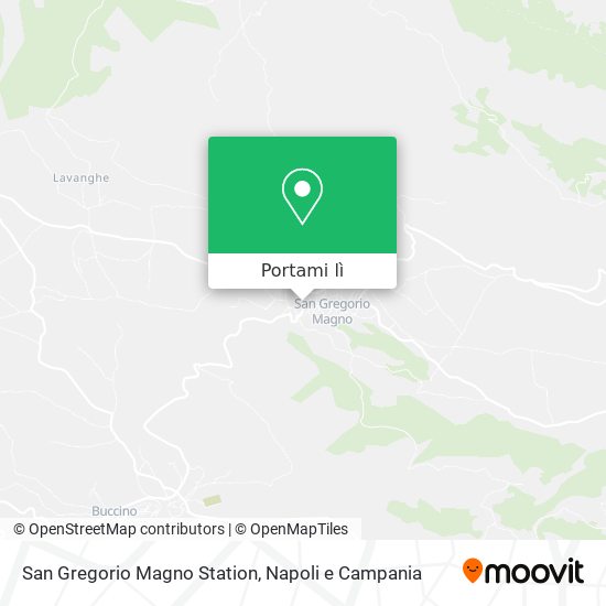 Mappa San Gregorio Magno Station