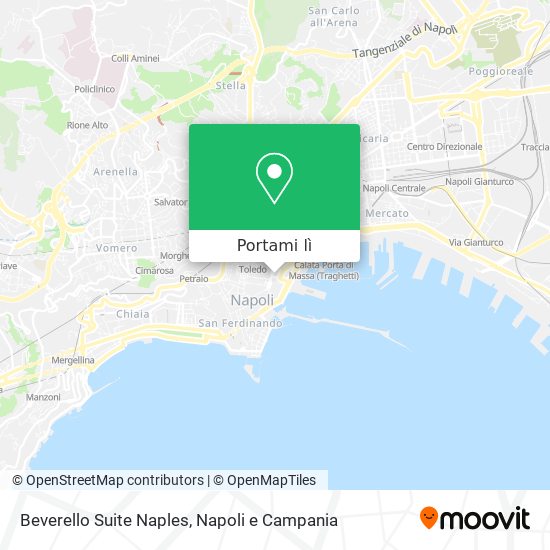 Mappa Beverello Suite Naples