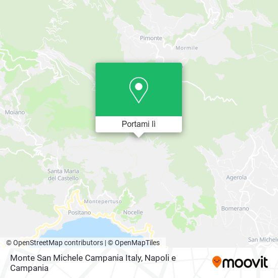 Mappa Monte San Michele Campania Italy