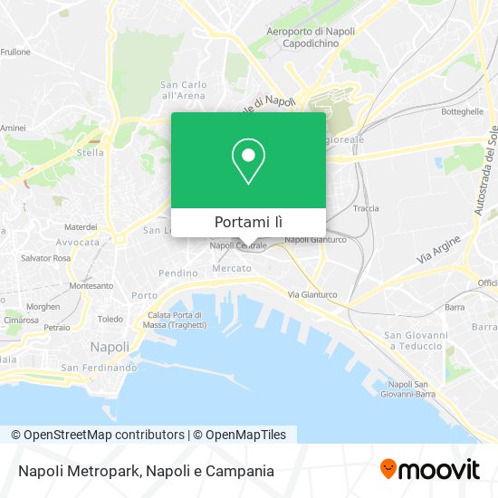 Mappa NapoIi Metropark