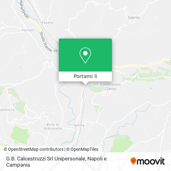 Mappa G.B. Calcestruzzi Srl Unipersonale