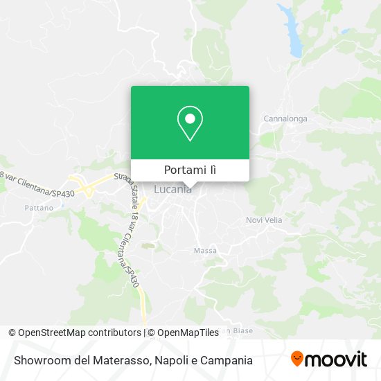 Mappa Showroom del Materasso