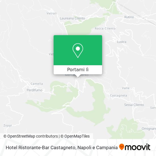 Mappa Hotel Ristorante-Bar Castagneto
