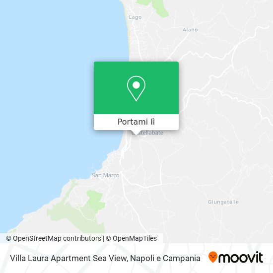 Mappa Villa Laura Apartment Sea View
