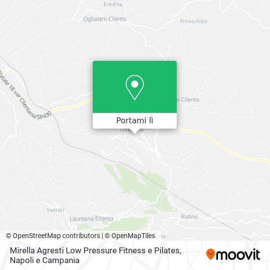 Mappa Mirella Agresti Low Pressure Fitness e Pilates