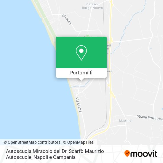Mappa Autoscuola Miracolo del Dr. Scarfò Maurizio Autoscuole