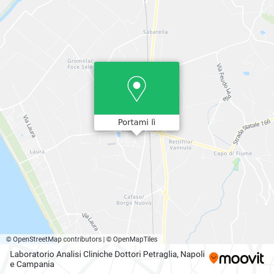 Mappa Laboratorio Analisi Cliniche Dottori Petraglia
