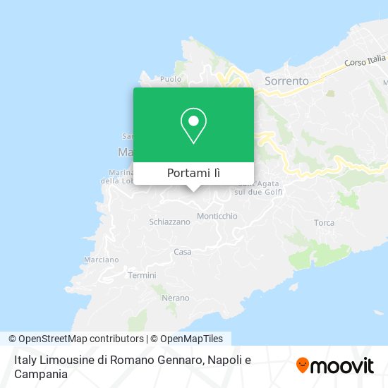 Mappa Italy Limousine di Romano Gennaro