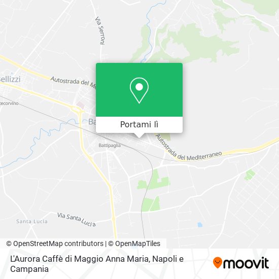 Mappa L'Aurora Caffè di Maggio Anna Maria