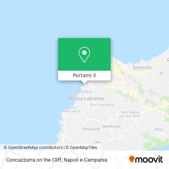 Mappa Concazzurra on the Cliff