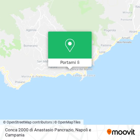 Mappa Conca 2000 di Anastasio Pancrazio