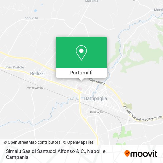 Mappa Simalu Sas di Santucci Alfonso & C.