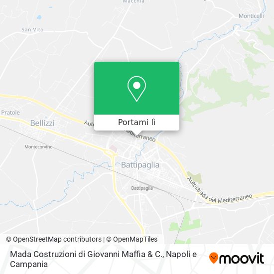 Mappa Mada Costruzioni di Giovanni Maffia & C.
