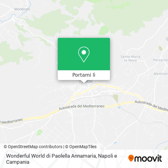 Mappa Wonderful World di Paolella Annamaria