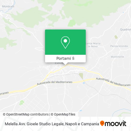 Mappa Melella Avv. Gioele Studio Legale