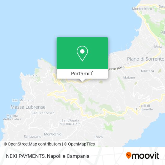 Mappa NEXI PAYMENTS